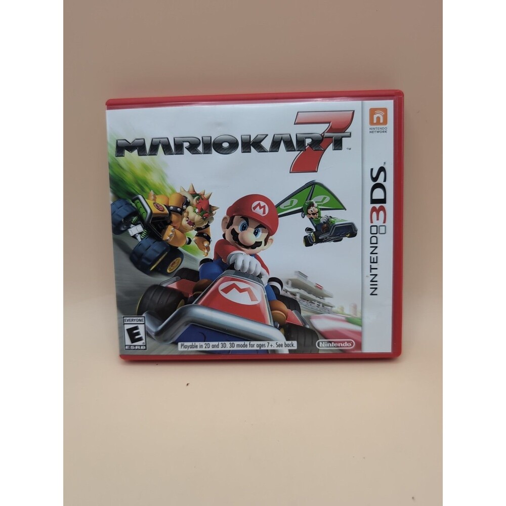 Mario Kart 7 Nintendo 3DS Complete Game Cartridge Case With Manual